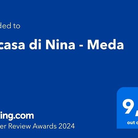 La Casa Di Nina - Meda Apartment Exterior foto